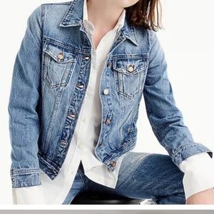 J.Crew Faded Wash Denim Jacket